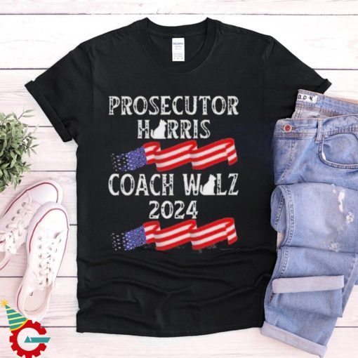 Prosecutor Harris and coach Walz 2024 shirt