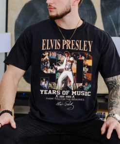 Elvis Presley On Tour Rien Years Of Music (1935 2025) Thank You For The Memories Shirt