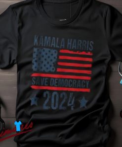 Save Democracy with Kamala Harris 2024 Shirt, 2024 Election US Flag Design