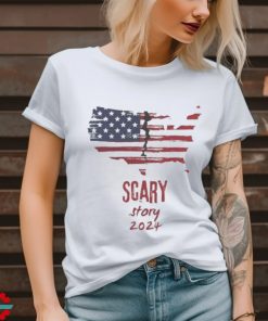 Scary Story 2024 Halloween Themed America Divided Shirt