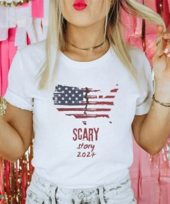 Scary Story 2024 Halloween Themed America Divided Shirt