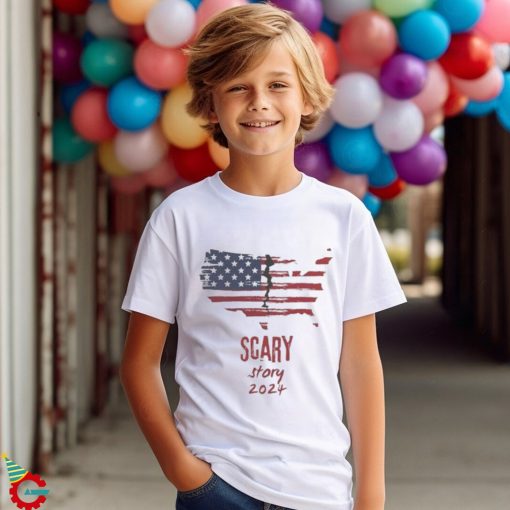 Scary Story 2024 Halloween Themed America Divided Shirt