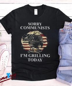 Sorry Communists I’m Grilling Today Shirt, Eagle Grilling Tee