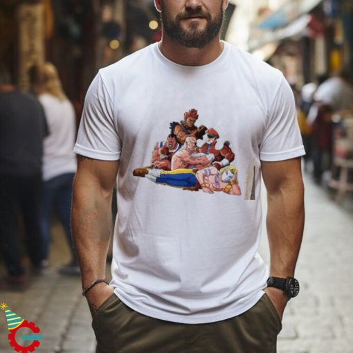 Street Fighter in the style of The Breakfast Club shirt