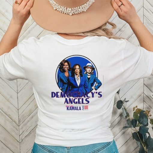 Michelle Obama Kamala Harris Hillary Clinton democracy’s angels DNC 2024 shirt