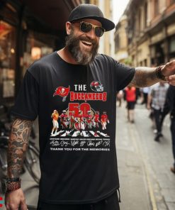 The Buccaneers 50th anniversary thank you for the memories abbey road signatures shirt