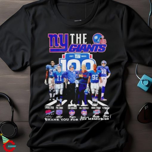 The New York Giants 100 Thank You For The Memories T Shirt