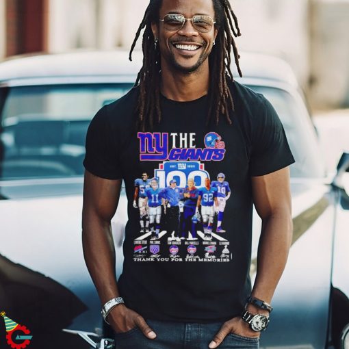 The New York Giants 100 Thank You For The Memories T Shirt