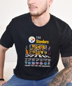 The Pittsburgh Steelers NFL Abbey Road thank you for the memories signatures shirt