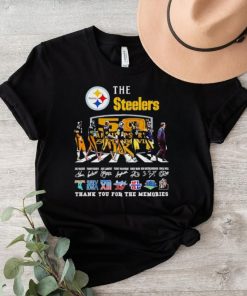 The Pittsburgh Steelers NFL Abbey Road thank you for the memories signatures shirt