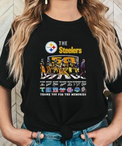 The Pittsburgh Steelers NFL Abbey Road thank you for the memories signatures shirt