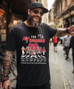 The Tampa Bay Buccaneers Abbey Road Thank You For The Memories Signatures Shirt