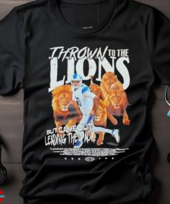 Throws to the Lions Jared Goff leading the pack shirt