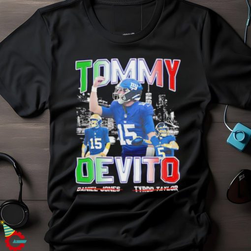 Tommy Devito player New York Giants football graphic shirt