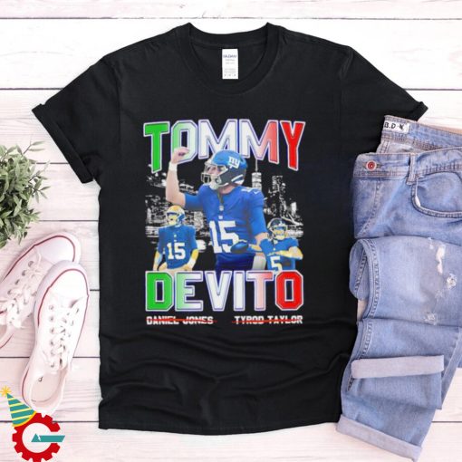 Tommy Devito player New York Giants football graphic shirt