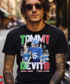 Tommy Devito player New York Giants football graphic shirt