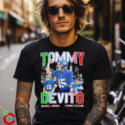 Tommy Devito player New York Giants football graphic shirt