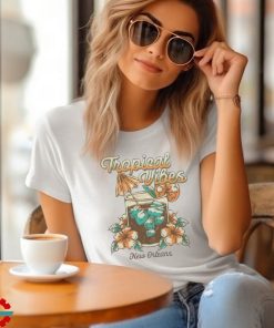 Tropical Vibes New Orleans Pontchartrain Hotel T Shirt