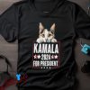 Turkish Van Cat Lovers Support Kamala Harris 2024 Shirt