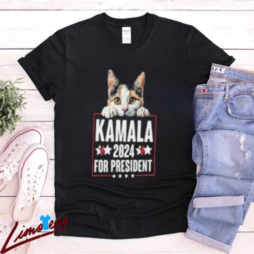 Turkish Van Cat Lovers Support Kamala Harris 2024 Shirt