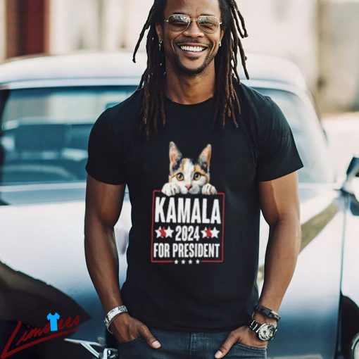 Turkish Van Cat Lovers Support Kamala Harris 2024 Shirt