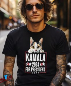 Turkish Van Cat Lovers Support Kamala Harris 2024 Shirt