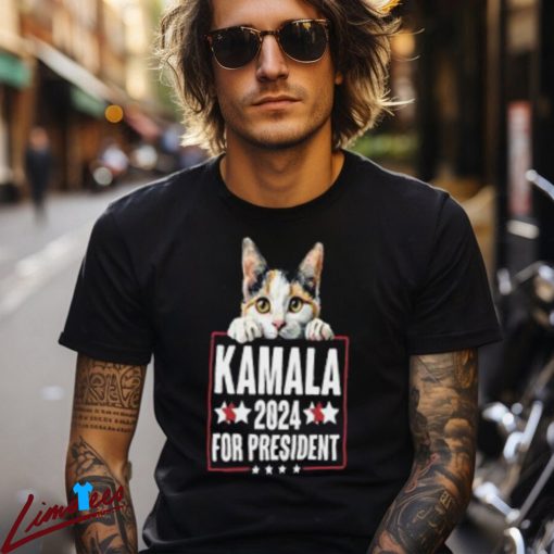 Turkish Van Cat Lovers Support Kamala Harris 2024 Shirt