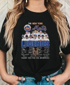 Official New York Mets The Collection Of Legends Thank You For The Memories Signatures 2024 Shirt