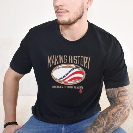 USRPA Making History America’s 1st Rugby 7s Medal Shirt