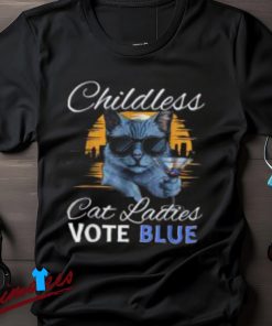 Vote Blue in 2024 Kamala Harris President Shirt, Cat Ladies for Kamala