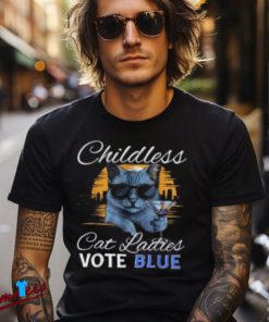 Vote Blue in 2024 Kamala Harris President Shirt, Cat Ladies for Kamala