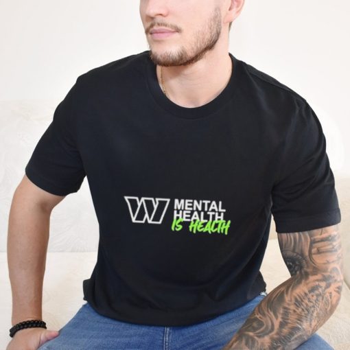 Washington Commanders mental health is health logo shirt