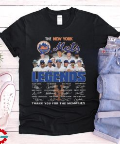 Official New York Mets The Collection Of Legends Thank You For The Memories Signatures 2024 Shirt