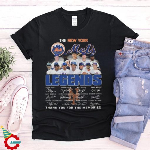 Official New York Mets The Collection Of Legends Thank You For The Memories Signatures 2024 Shirt