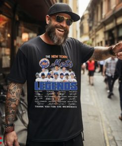 Official New York Mets The Collection Of Legends Thank You For The Memories Signatures 2024 Shirt