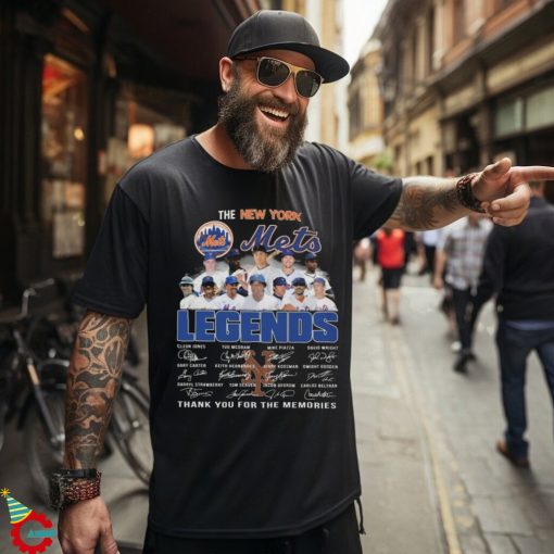 Official New York Mets The Collection Of Legends Thank You For The Memories Signatures 2024 Shirt