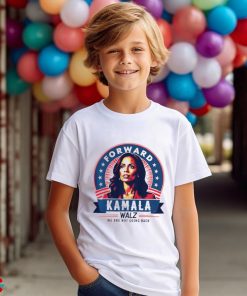 Forward Kamala Harris Walz were not going back 2024 retro shirt