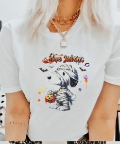 m44BOD2P Snoopy Mummy Happy Halloween 2024 ladies tee