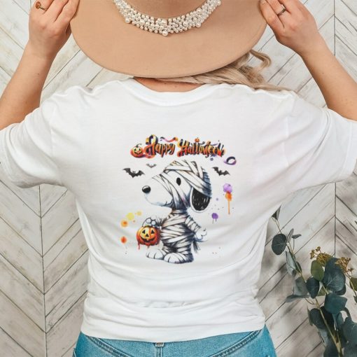 m44BOD2P Snoopy Mummy Happy Halloween 2024 ladies tee