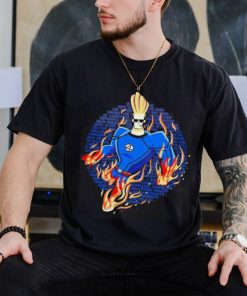 Johnny Storm Flame on Momma shirt