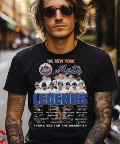 Official New York Mets The Collection Of Legends Thank You For The Memories Signatures 2024 Shirt