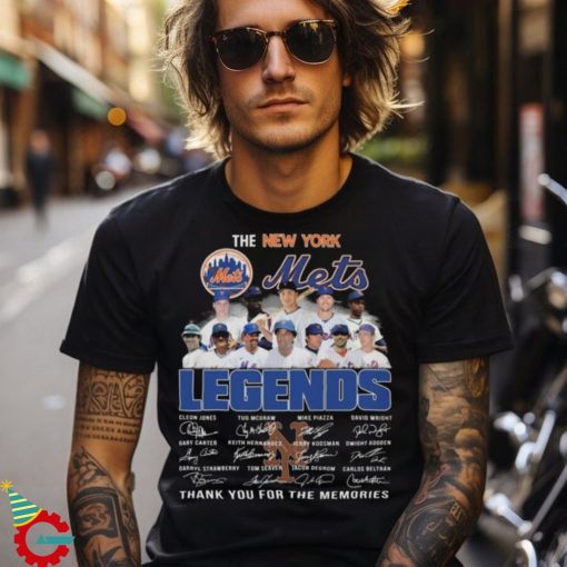 Official New York Mets The Collection Of Legends Thank You For The Memories Signatures 2024 Shirt