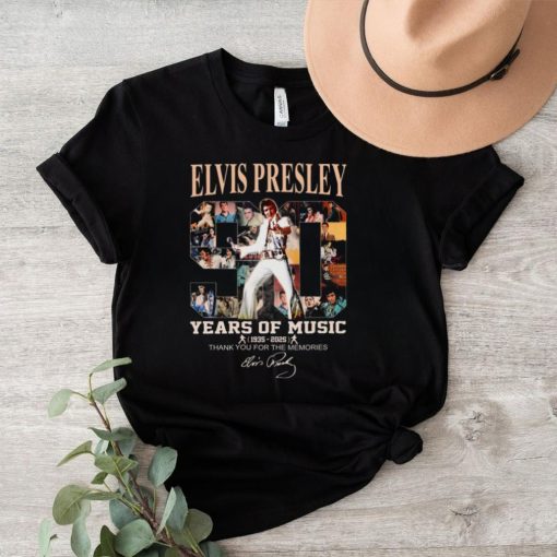 Elvis Presley On Tour Rien Years Of Music (1935 2025) Thank You For The Memories Shirt