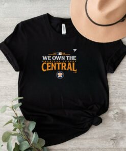 Official Houston Astros 2024 AL Central Division Champions Locker Room T Shirt