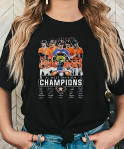 2024 AL West Division Champions Houston Astros Signatures shirt