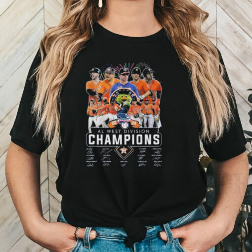 2024 AL West Division Champions Houston Astros Signatures shirt