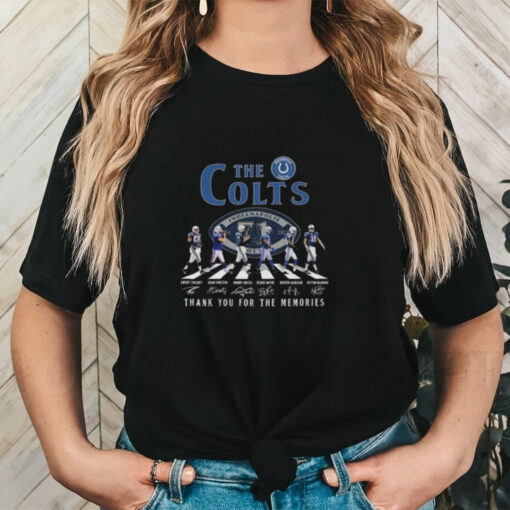 Official Indianapolis Colts The Legends Of The Colts 71 Years Of Memories T Shirt