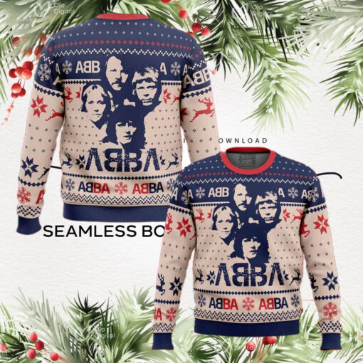 ABBA Ugly Christmas Sweater 2024 Unisex Sweater Xmas