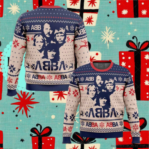 ABBA Ugly Christmas Sweater 2024 Unisex Sweater Xmas