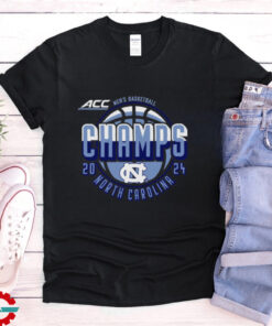 ACC Men’s Basketball Champions Season 2024 Blue North Carolina Tar Heels t shirt